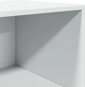 vidaXL Ντουλάπι Λευκό 50x41x185 εκ. Επεξεργασμένο Ξύλο