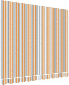 vidaXL Τεντόπανο Ανταλλακτικό Ριγέ Πολύχρωμο 3x2,5 μ.