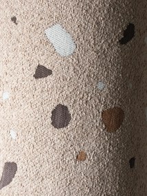 Terrazzo Πουφ Σκαμπο Cloud Υφασμα Μπουκλε / Σενιλ Μπεζ