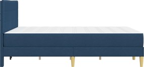 vidaXL Σκελετός Κρεβατιού Μπλε 140 x 190 cm Πολυεστέρας