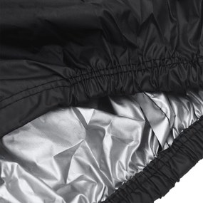 Κουκούλα Μηχανής Μαύρη 220x95x110 εκ. Ύφασμα Oxford 210D