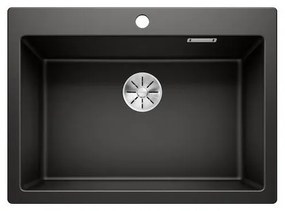 Blanco Pleon 8 Black SILGRANIT™ PuraDur™ Γρανιτένιος Νεροχύτης Ένθετος με 1 Γούρνα 70x51cm