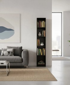 Βιβλιοθήκη Eliot 5s slim-Wenge