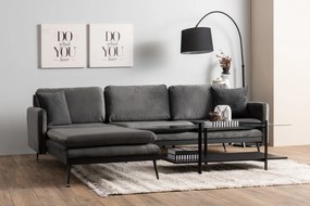 Corner Sofa Reya - Anthracite Anthracite