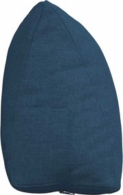 vidaXL Μαξιλάρι Πλάτης Μπλε 45 x 20 x 35 εκ. ύφασμα