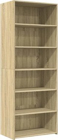 vidaXL Ντουλάπι Sonoma Δρυς 70x41x185 εκ. Επεξεργασμένο Ξύλο