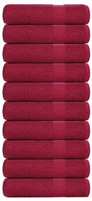 Πετσέτες μπάνιου FROGN 10 τμχ Bordeaux 70x140 εκ. 360 gsm