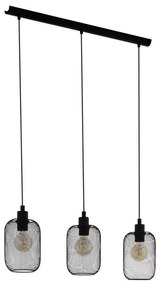 Φωτιστικό Οροφής-Ράγα 'Wrington 43333 Black Eglo Metal