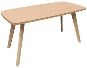 Τραπέζι σαλονιού Komela mdf σε φυσική απόχρωση 100x48x45cm