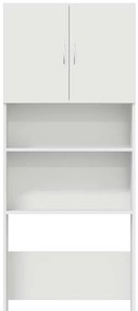 vidaXL Ντουλάπι πλυντηρίου ρούχων Λευκό 64x24x190 cm Ξύλινη κατασκευή