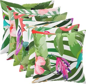 vidaXL Κάλυμμα Μαξιλαριού 6 pcs HEERLEN Πολύχρωμο 30 x 30 cm