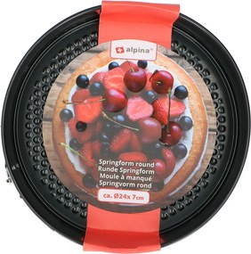 Φόρμα Κέικ Στρογγυλή Αποσπώμενη (Φ24x7) Alpina 871125216689