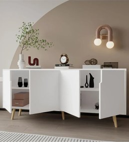 Stewehome μοντέρνα κονσόλα σαλονιού 180x45x80 cm