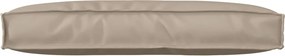 vidaXL Μαξιλάρι Ύφασμα Όξφορντ Taupe 80 x 40 x 12 cm
