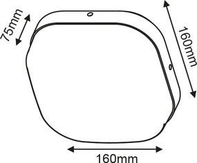 Απλίκα κήπου LED Kimi Oval