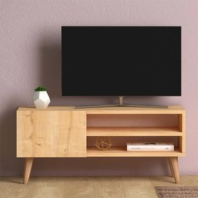 Έπιπλο τηλεόρασης Porto Megapap χρώμα oak 90x32x42εκ.