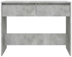 vidaXL Τραπεζάκι κονσόλα Γκρι Σκυρ. 100x35x76,5 εκ. Επεξεργασμένο Ξύλο