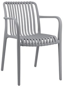 Καρέκλα Edith Fylliana Γκρί 58x55x82 εκ. 6αδα 58x55x82 εκ.