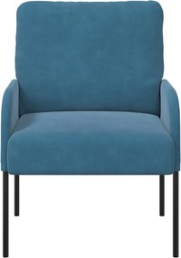 vidaXL Καναπέδες με μαξιλάρι 55cm Μπλε Κόντρα πλακέ