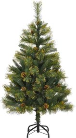 vidaXL Τεχνητό Χριστουγεννιάτικο Δέντρο Με Μεγάλες Κώνους 150 cm