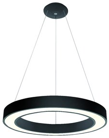 Φωτιστικό Κρεμαστό Ø50 εκ. Led 38 w 3000K 2090 lm Beam Angle 120° Μέταλλο Μαύρο Viokef Apollo 4214001