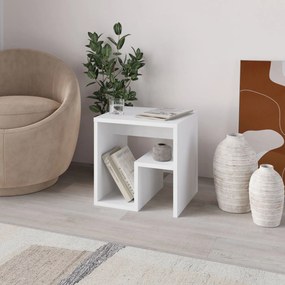 Βοηθητικό Τραπεζάκι Λευκό CLAON 40x35x40