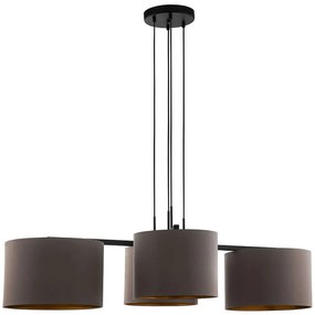 Φωτιστικό Οροφής Honduras 390093 132x73x150cm 4xE27 40W Cappuccino-Gold Eglo Steel,Fabric