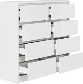 vidaXL Ντουλάπι Λευκό 100x35x99 εκ. Επεξεργασμένο Ξύλο