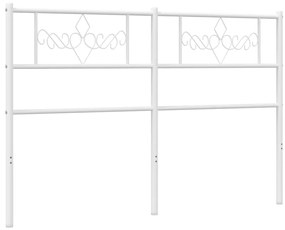 vidaXL Ανταλλακτικό κεφαλάρι Λευκό 120 εκ. Μεταλλικό