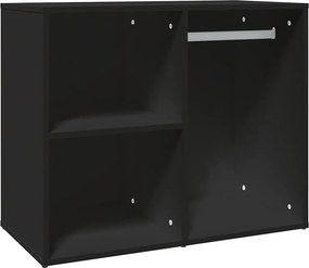 vidaXL Ντουλάπι Μαύρο 80 x 40 x 65 εκ.από Επεξεργασμένο Ξύλο