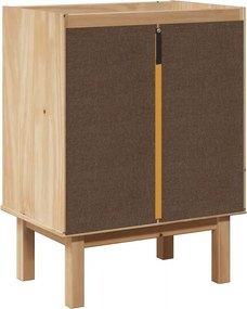 vidaXL Ντουλάπι Μπάνιου OTTA 59x40x80 εκ. Μασίφ Ξύλο Πεύκου