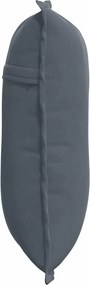 vidaXL Μαξιλάρι Πλάτης Σκούρο Γκρι 50 x 45 x 19 cm