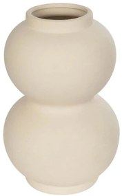 Βάζο Pearl 21265 13x13x21cm Beige GloboStar Κεραμικό