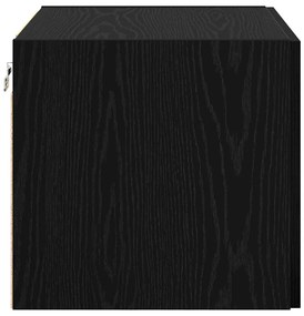 vidaXL Ντουλάπα Τοίχου Επιτοίχιο Μαύρη δρυς 50 x 42.5 x 40 εκ.