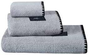 Σετ Πετσέτες 3τμχ Βαμβακερές Essential 4110 Grey Greenwich Polo Club