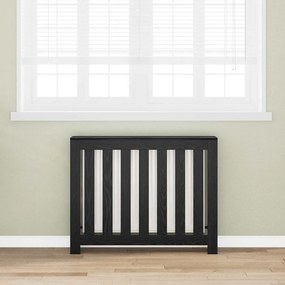 vidaXL Καπάκι Καλοριφέρ Μαύρη Δρυς 104 x 20 x 82 cm Επεξεργασμένο Ξύλο
