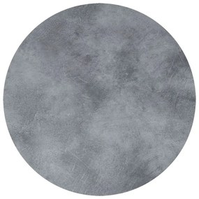 Επιφάνεια τραπεζιού Inspire pakoworld HPL γκρι cement Φ69εκ πάχους 12mm
