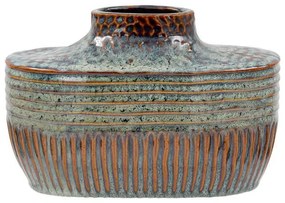 Κεραμικό Βάζο FL23764 Fylliana Πράσινο - Καφέ 31x11x20 εκ. 31x11x20 εκ.