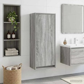 vidaXL Ντουλάπι Μπάνιου Γκρι Sonoma 35 x 20 x 81 cm Επεξεργασμένο Ξύλο