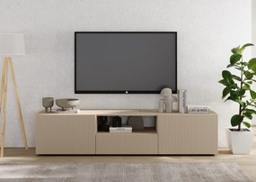Έπιπλο Τηλεόρασης Ανθρακί Οξειδωμένο 121x43x57