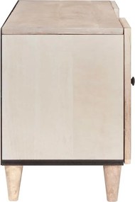 vidaXL Μονάδες TV με ράφι Λευκό 105 x 33 x 46 εκ. Επεξεργασμένο ξύλο