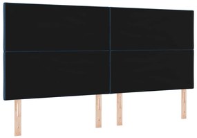 vidaXL Υφασμάτινο Κεφαλάρι Γεωμετρικό με κεφαλάρι Μπλε 200 cm ύφασμα
