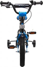 BMX Fun 12 Inch 21 cm Boys Coaster Brake Black/Blue