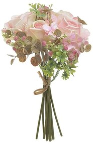 Μπουκέτο Λουλουδιών 3-85-758-0002 Υ28cm Pink Inart Πλαστικό