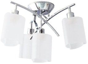 Φωτιστικό Οροφής Primary TNK85332CR4Η Chrome Metal, Glass