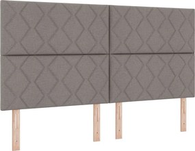 vidaXL Κεφαλάρι Taupe ύφασμα