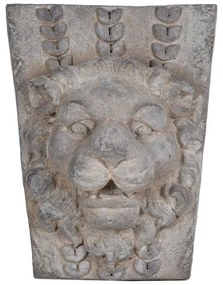 Κασπώ Τοίχου Πέτρινο Διακοσμητικό Lion (39,9x20,06x52,07) - D77550