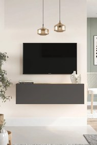 Stewehome Έπιπλο τηλεόρασης με ντουλάπι από πεύκο 100x32x29 cm