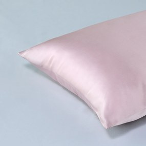 Μεταξωτή Μαξιλαροθήκη Με Φερμουάρ (50x75) Kentia Stylish Silk Ροζ