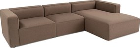 Corner Sofa Mora XL (L1-O1-ChlRight) - Brown Brown